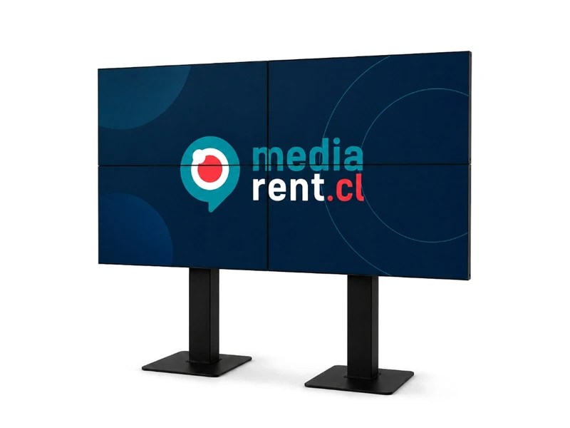 Arriendo videowall 2x2 módulos 46 pulgadas para eventos