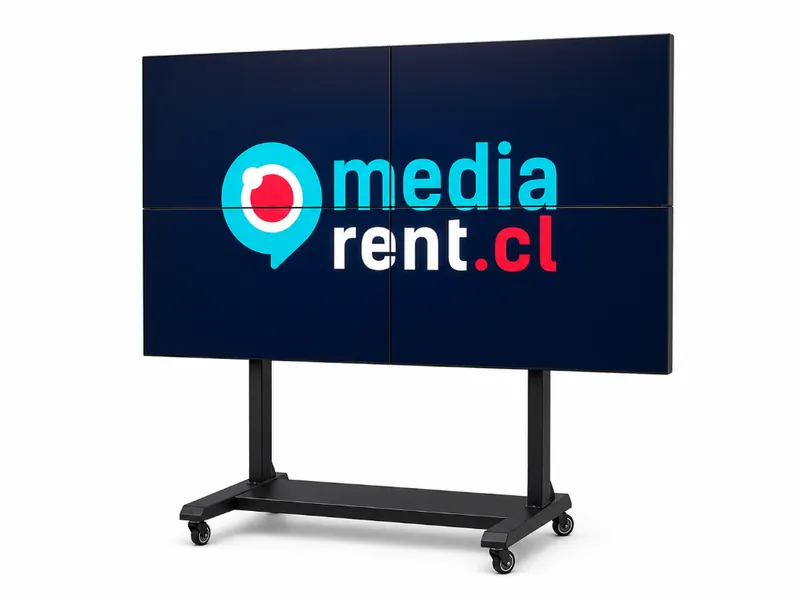 Arriendo videowall 2x2 módulos 55 pulgadas para eventos